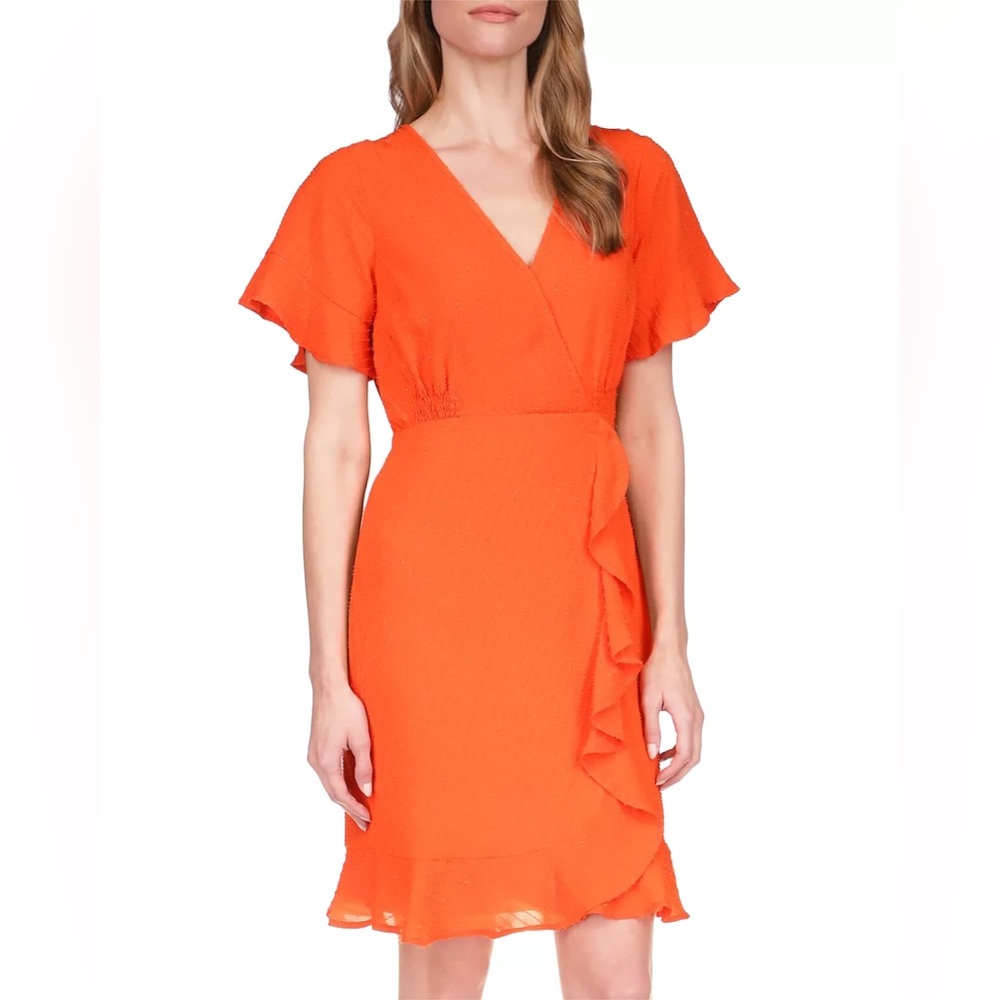 MICHAEL Michael Kors Faux Wrap Mini Dress